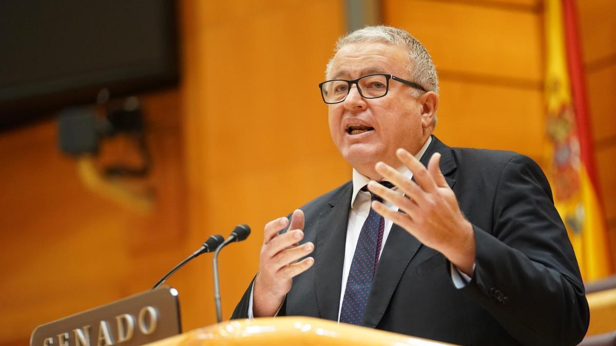 Corredor Mediterráneo Murcia | Bernabé afirma que terminar el Corredor Mediterráneo en 2030 es una «auténtica quimera»