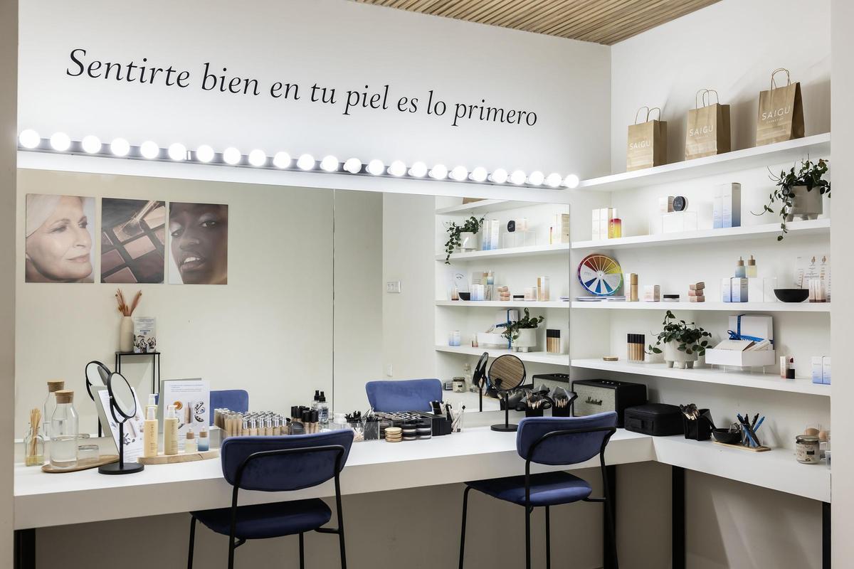 La tienda y laboratorio de la firma Saigu en Barcelona, en Travessera de Gràcia 185.