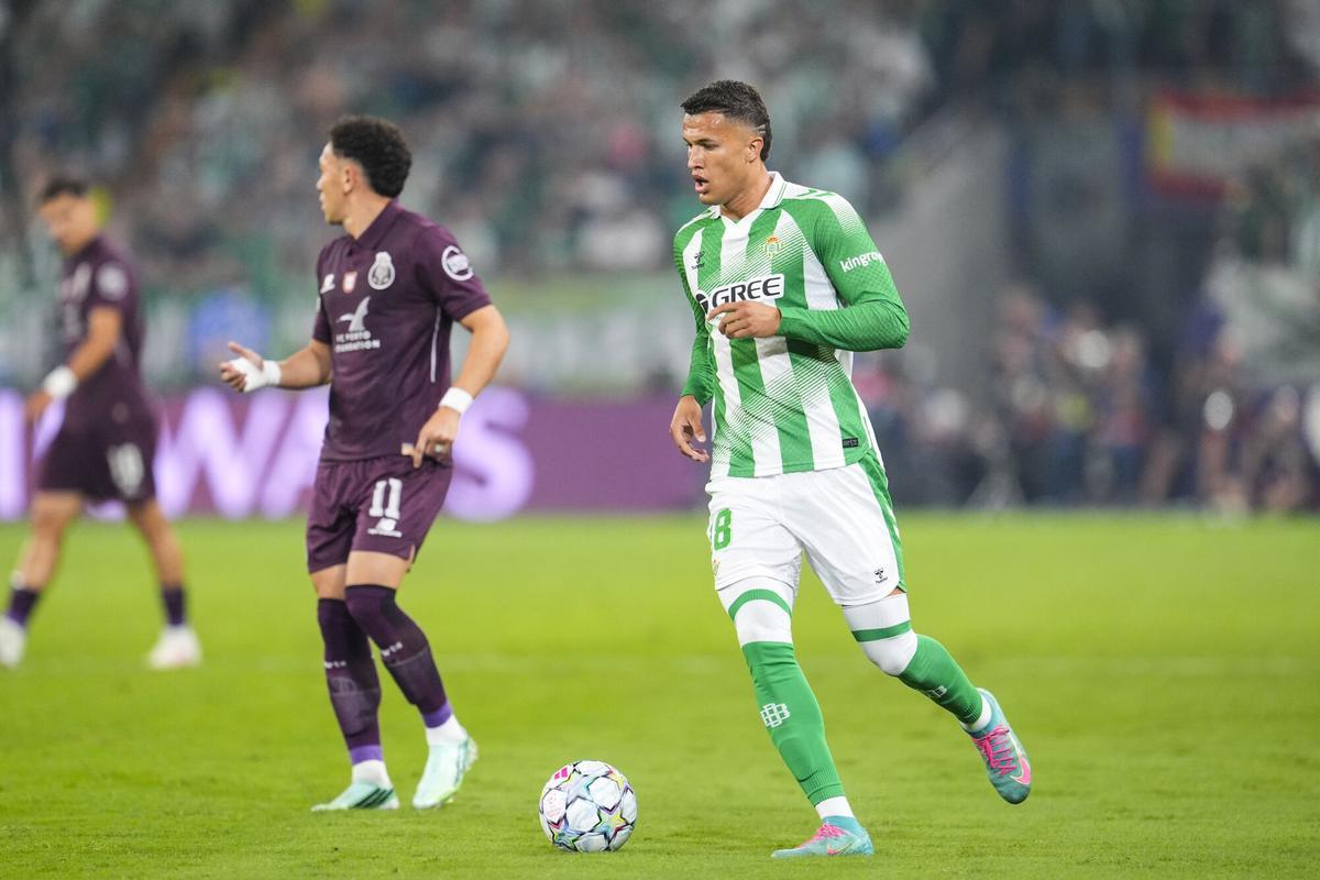 Una imagen del Real Betis - Oporto. Una imagen del Real Betis - Oporto.