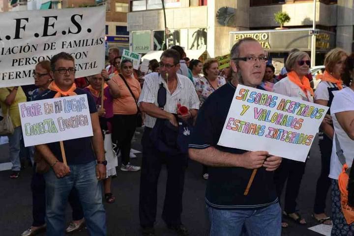 Marcha en Murcia para reivindicar una mayor visibilidad de los enfermos mentales