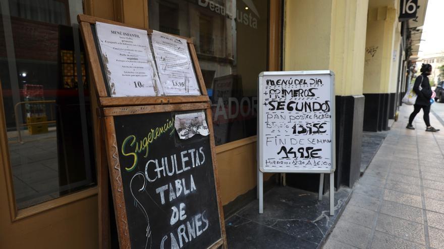 Siete de cada diez restaurantes de Aragón subieron el precio del menú del día en 2024