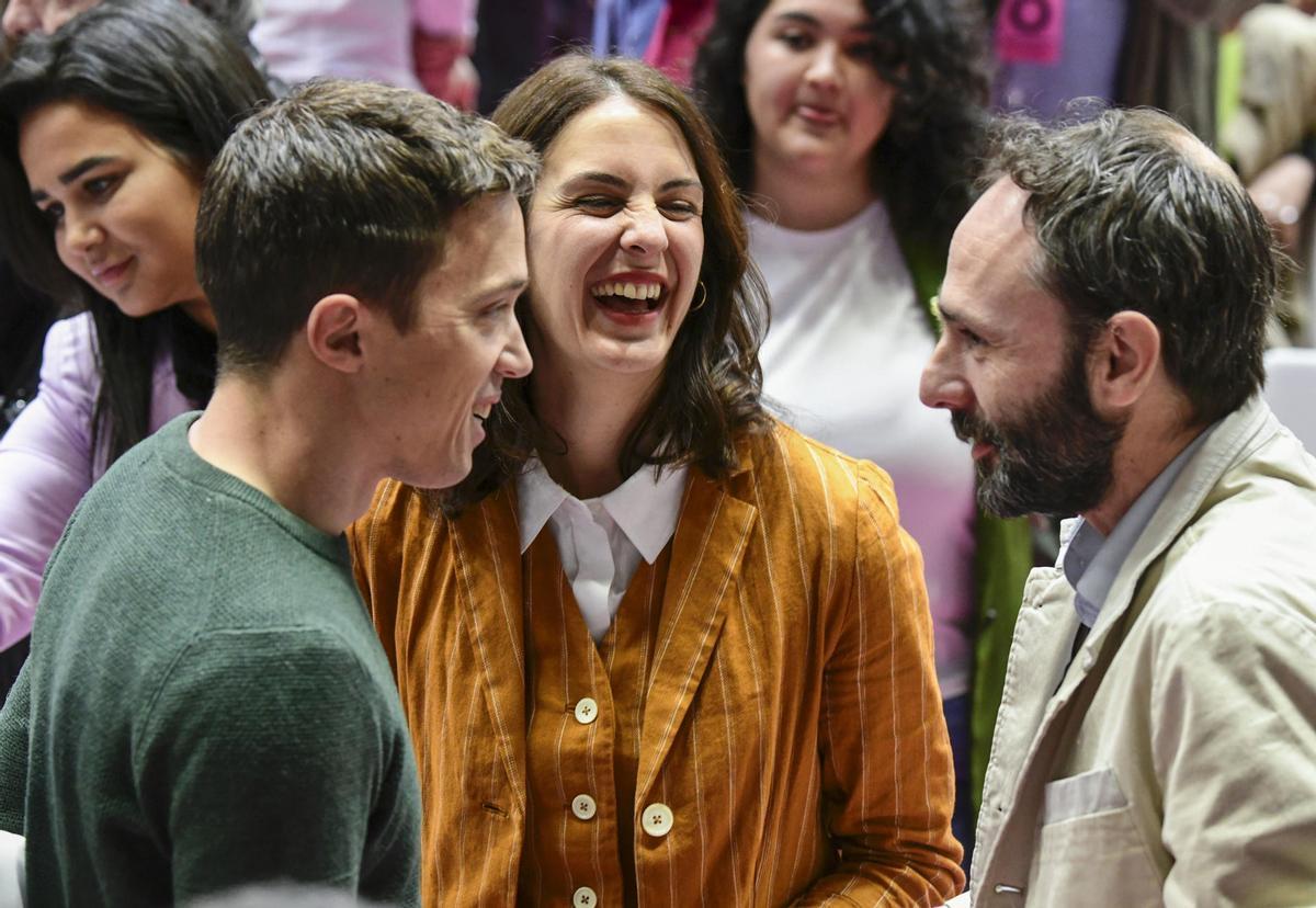 Iñigo Errejón y Rita Maestre en la presentación de Sumar.