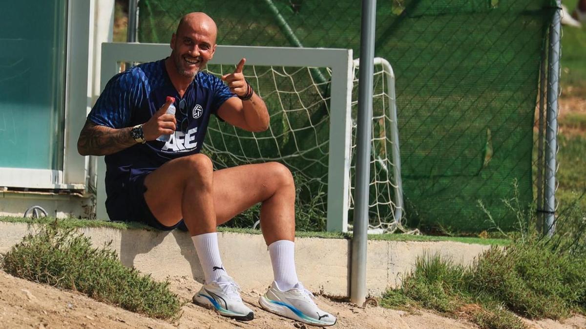 L’excapità de l’Espanyol Toni Soldevilla, en una de les seves sessions amb l’AFE, en una imatge recent. | JORDI COTRINA