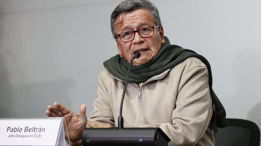 Pablo Beltrán, de la delegación del ELN.