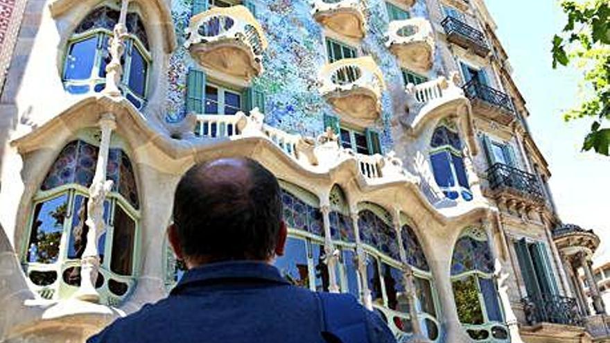 La Casa Batlló de Gaudí, després de la seva recent restauració.