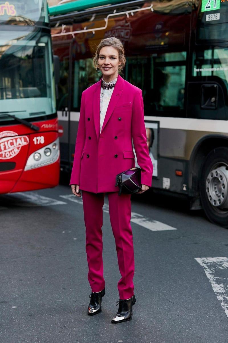 Natalia Vodianova, llegando a Berlutti Show, una de nuestras favoritas