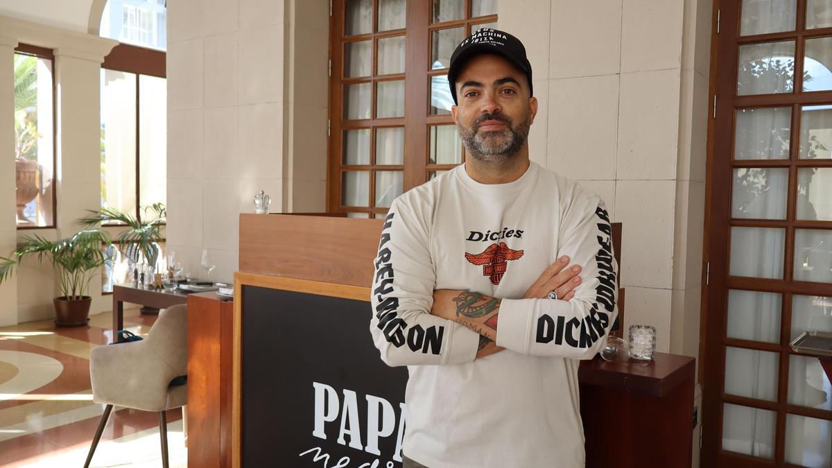 Bernardo Barrera, el día de la grabación.