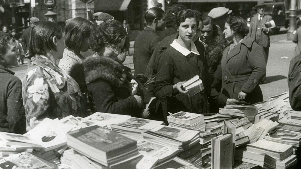 Diada de Sant Jordi de 1936 (AFB - Pérez de Rozas)