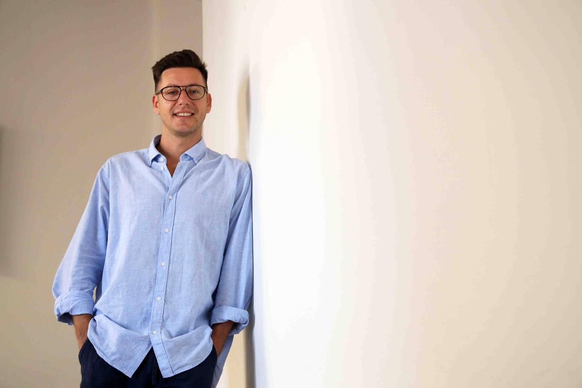David Jiménez, en las oficinas de La Opinión de Málaga