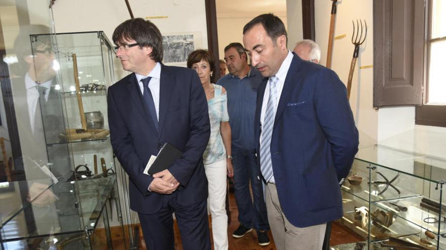 Enric Laguarda I Carles Puigdemont.