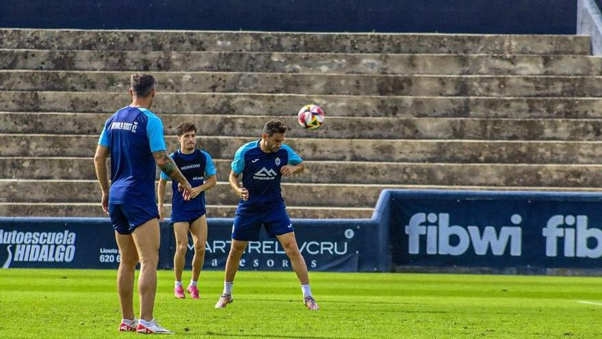 El Atlético Baleares ha entrenado esta semana en el Nou Camp d'Inca.