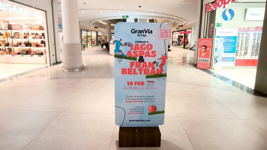 Iago Aspas y Fran Beltrán visitan el Centro Comercial Gran Vía de Vigo: así puedes conocer en persona a tus ídolos