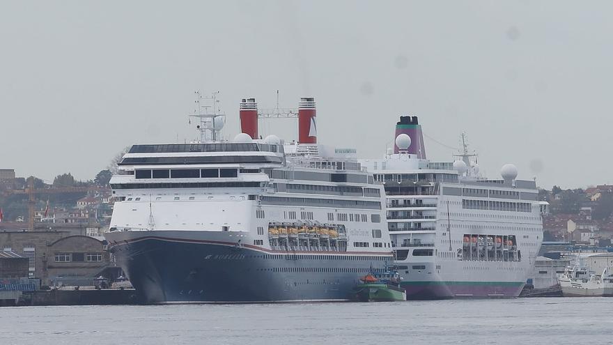 Las borrascas se ceban con los cruceristas británicos rumbo a Vigo