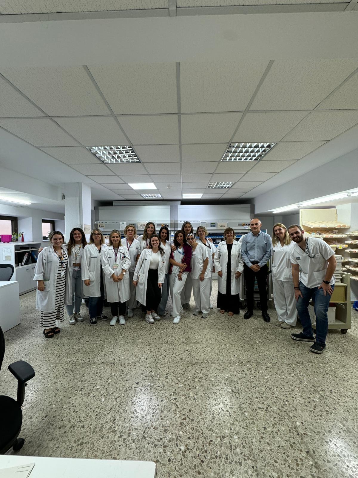 Personal del servicio de Farmacia del Hospital General Universitario de Elche, clave para renovar la certificación de calidad
