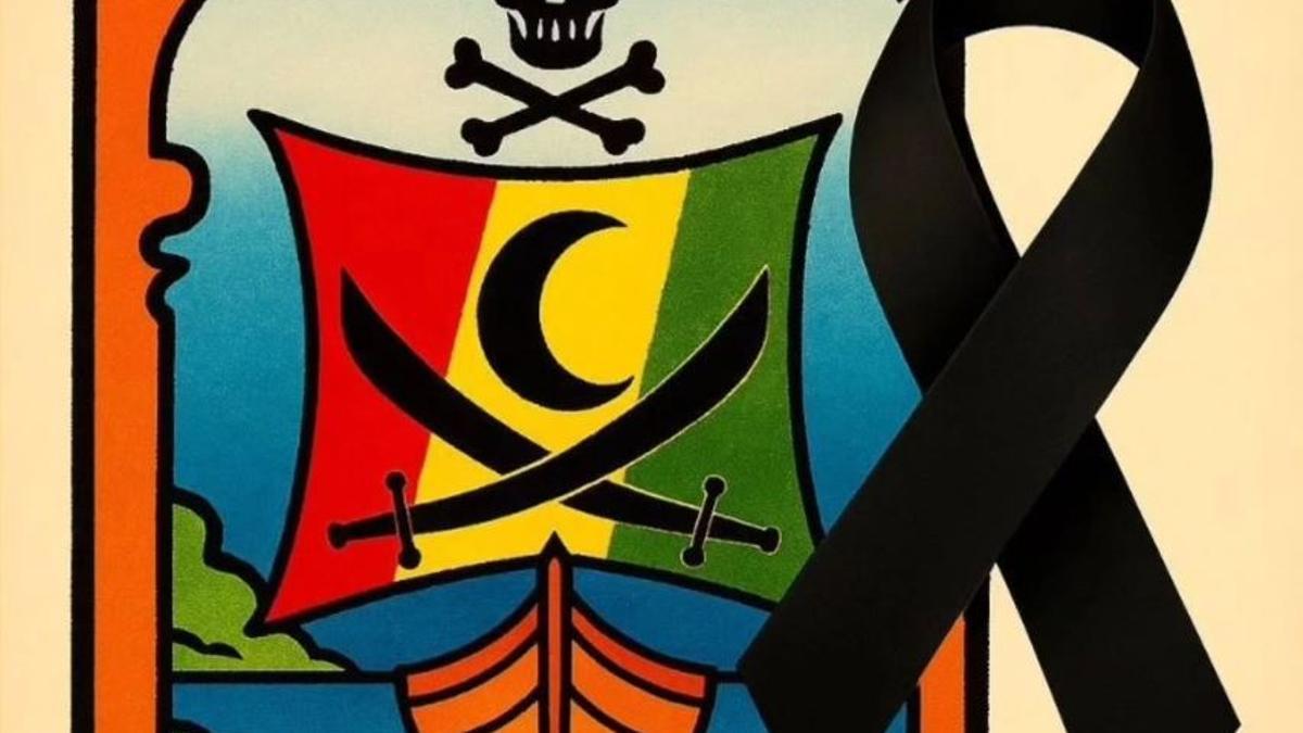 Lazo negro en el perfil de Berberiscos de Torrent