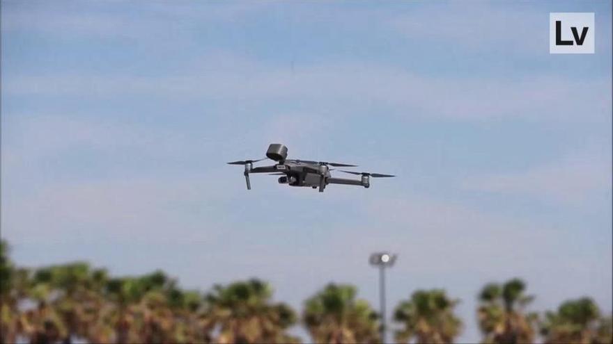 Drones de la Policía para vigilar a los bañistas