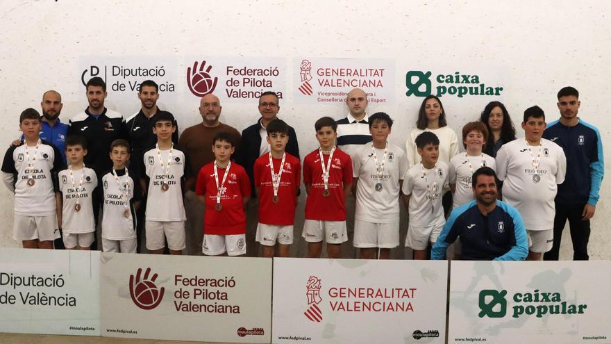 Beniarbeig-El Verger, El Genovés i Quatretonda, campions de les Finals Autonòmiques dels JECV de raspall a Canals