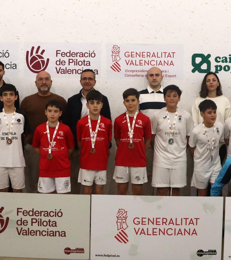 Beniarbeig-El Verger, El Genovés i Quatretonda, campions de les Finals Autonòmiques dels JECV de raspall a Canals