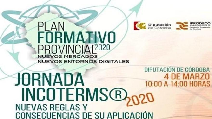 La Diputación de Córdoba acogerá la Jornada &quot;Incoterms® 2020