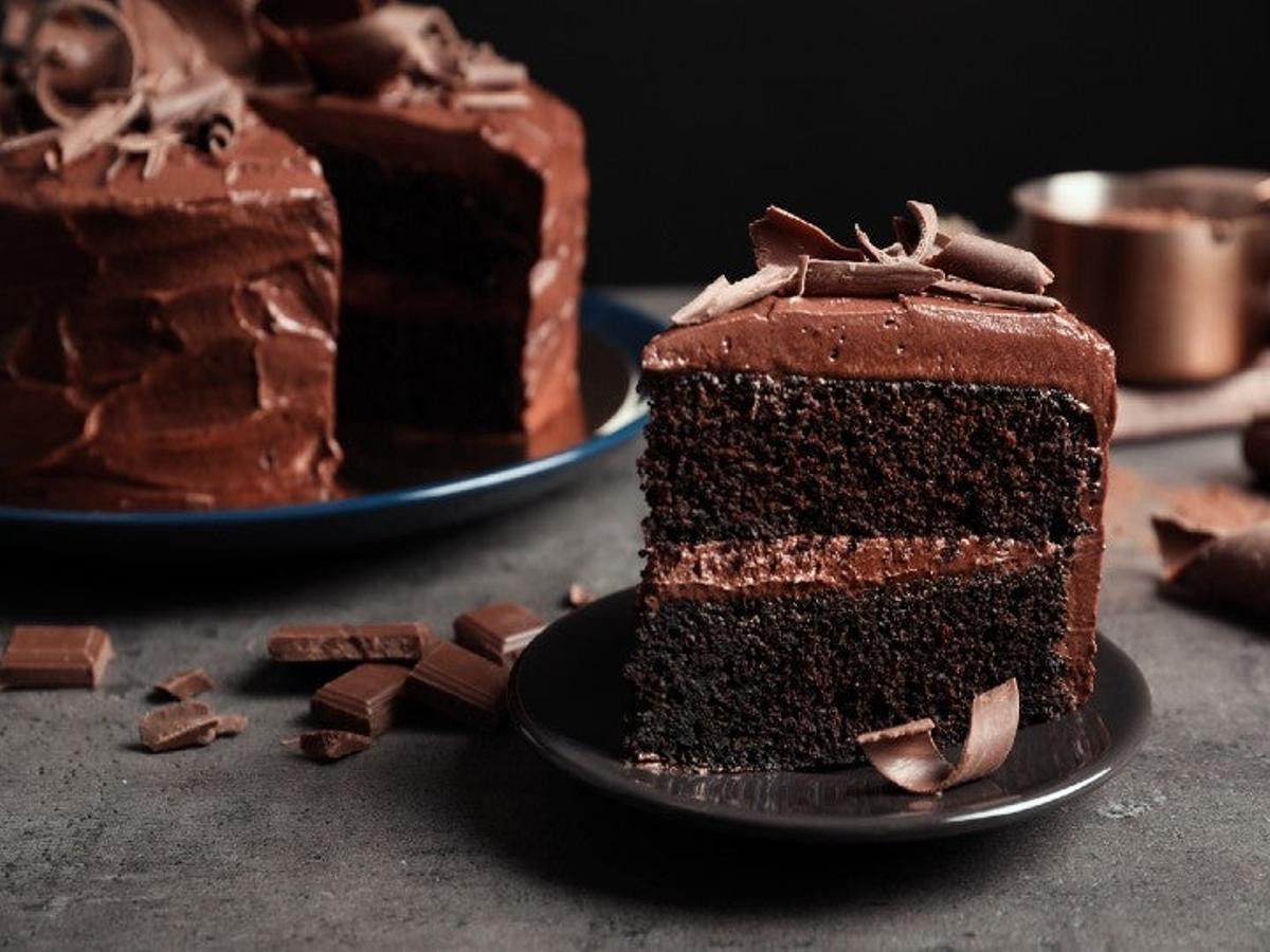 Imagen de una tarta de chocolate.
