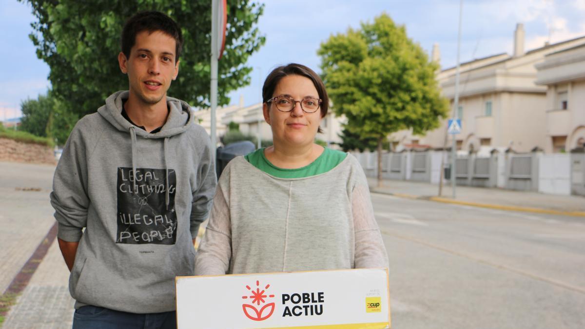 Pau Ortínez i Marta Carles, regidors de Poble Actiu a l&#039;Ajuntament d&#039;Igualada