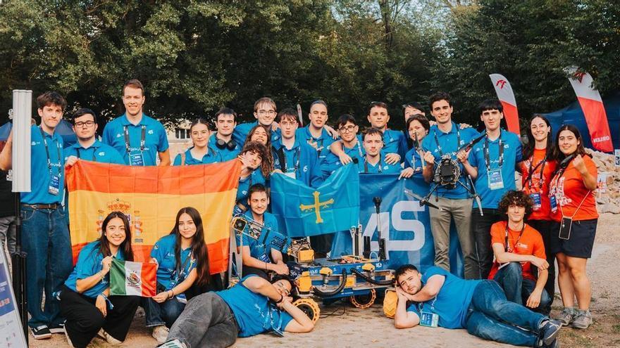 De la EPI de Gijón a Polonia para triunfar con el rover "Tras": el equipo "4Space Uniovi" se consolida en la competición europea como el mejor equipo español