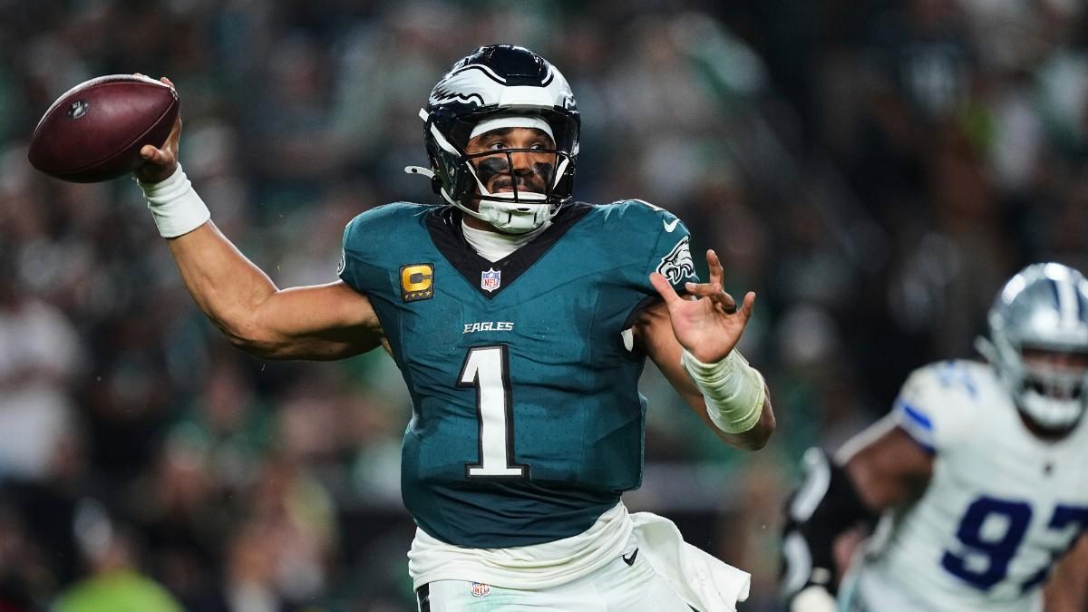 Jalen Hurts ante los Cowboys