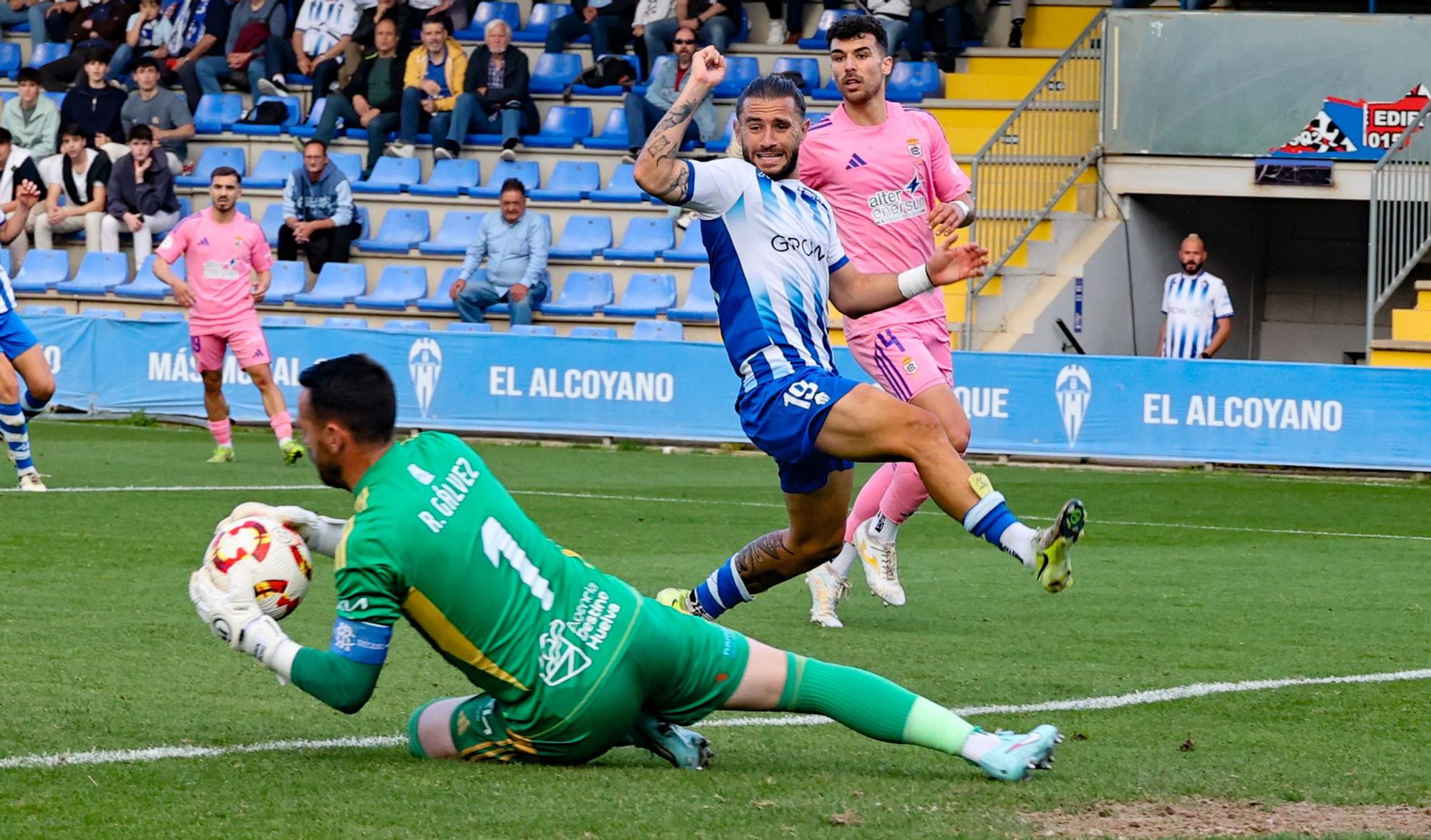 El Alcoyano de Garrido empata ante el Recreativo de Huelva 0 - 0