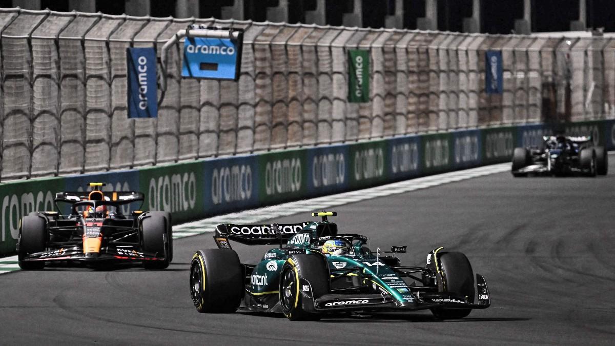 Fernando Alonso en el GP de Arabia Saudí