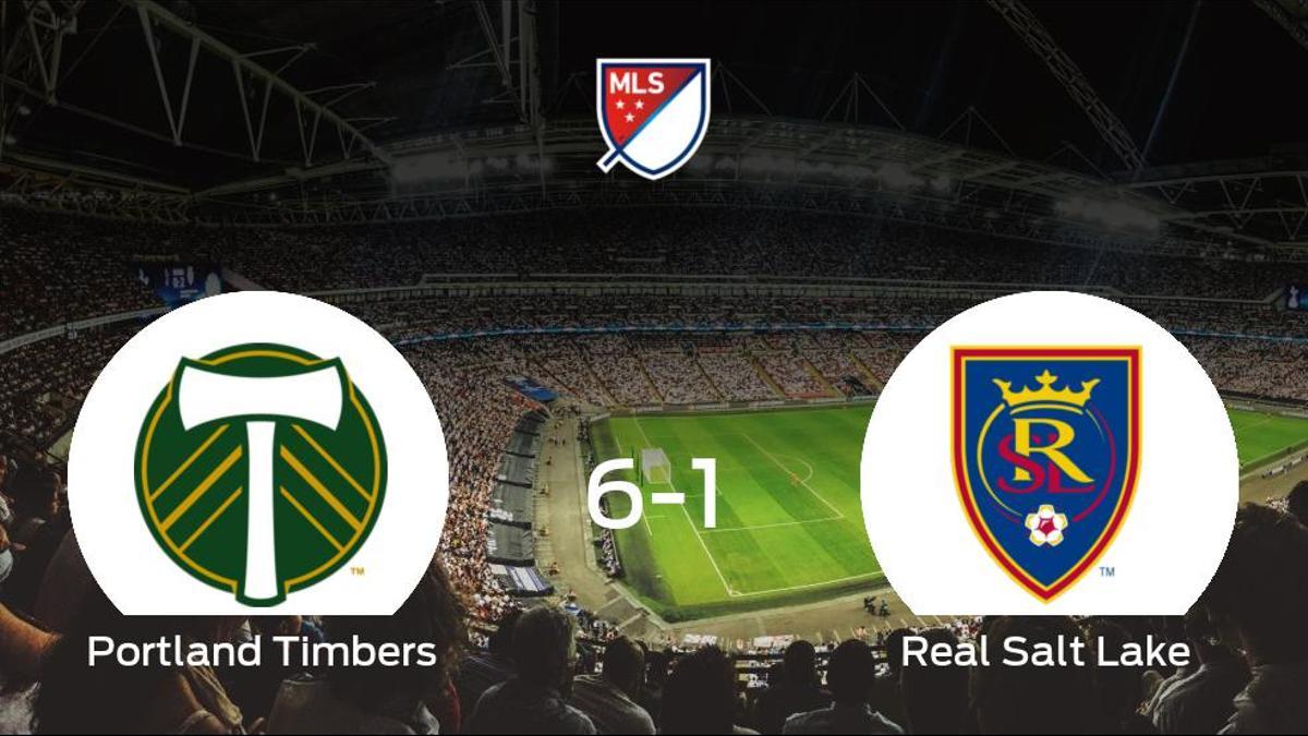 El Portland Timbers se queda con los tres puntos frente al Real Salt Lake (6-1)