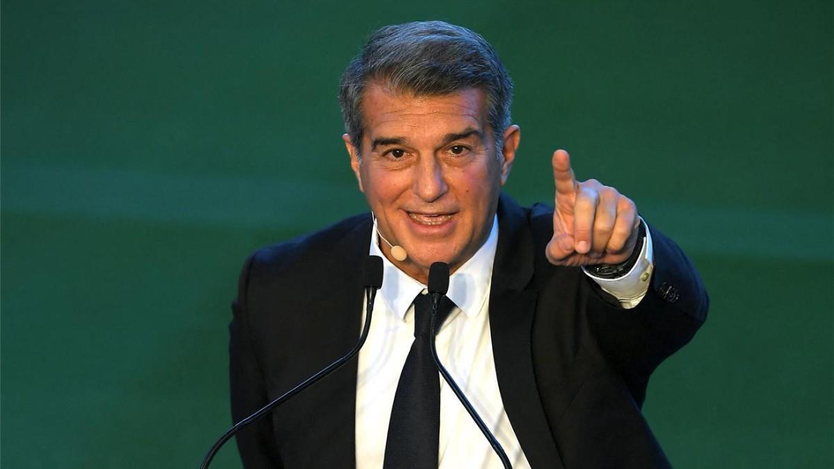 Joan Laporta, presidente del FC Barcelona