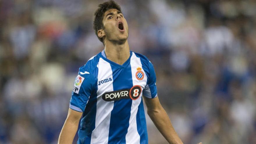 Asensio ha cuajado una gran temporada en el Espanyol