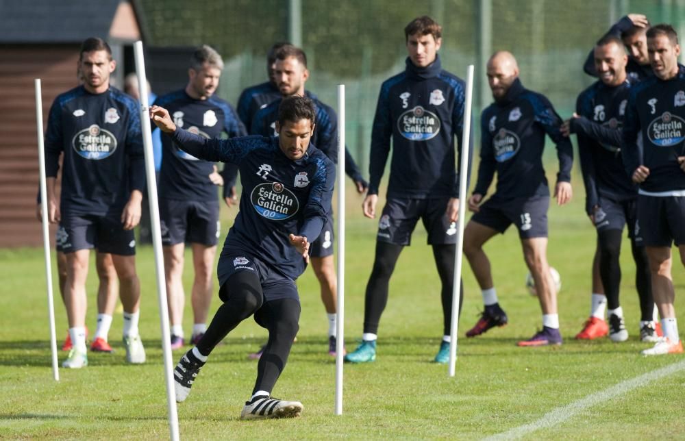 Nueva sesión de preparación para el partido del domingo, 23 de octubre, ante el Celta en Balaídos.