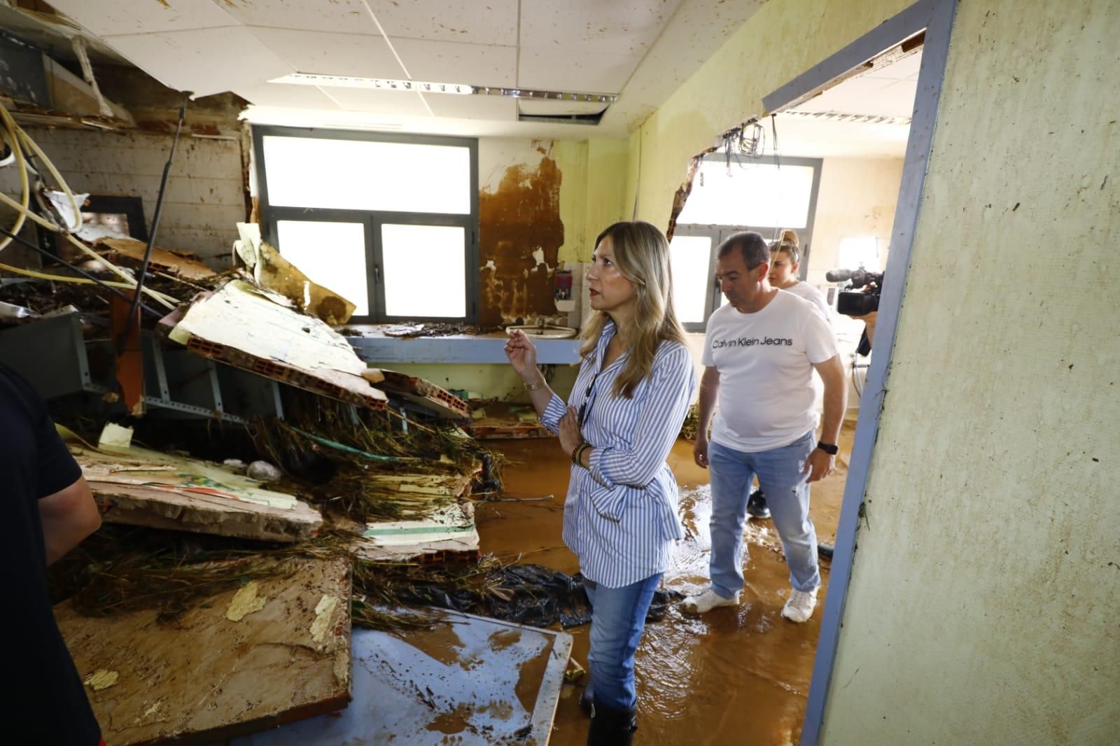 En imágenes | Así ha quedado Azuara tras la fuerte tormenta que causó destrozos este viernes