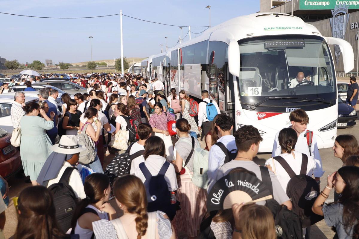 Regresan a Córdoba los más de 1.000 jóvenes tras su encuentro con León XIV Regresan a Córdoba los más de 1.000 jóvenes tras su encuentro con León XIV