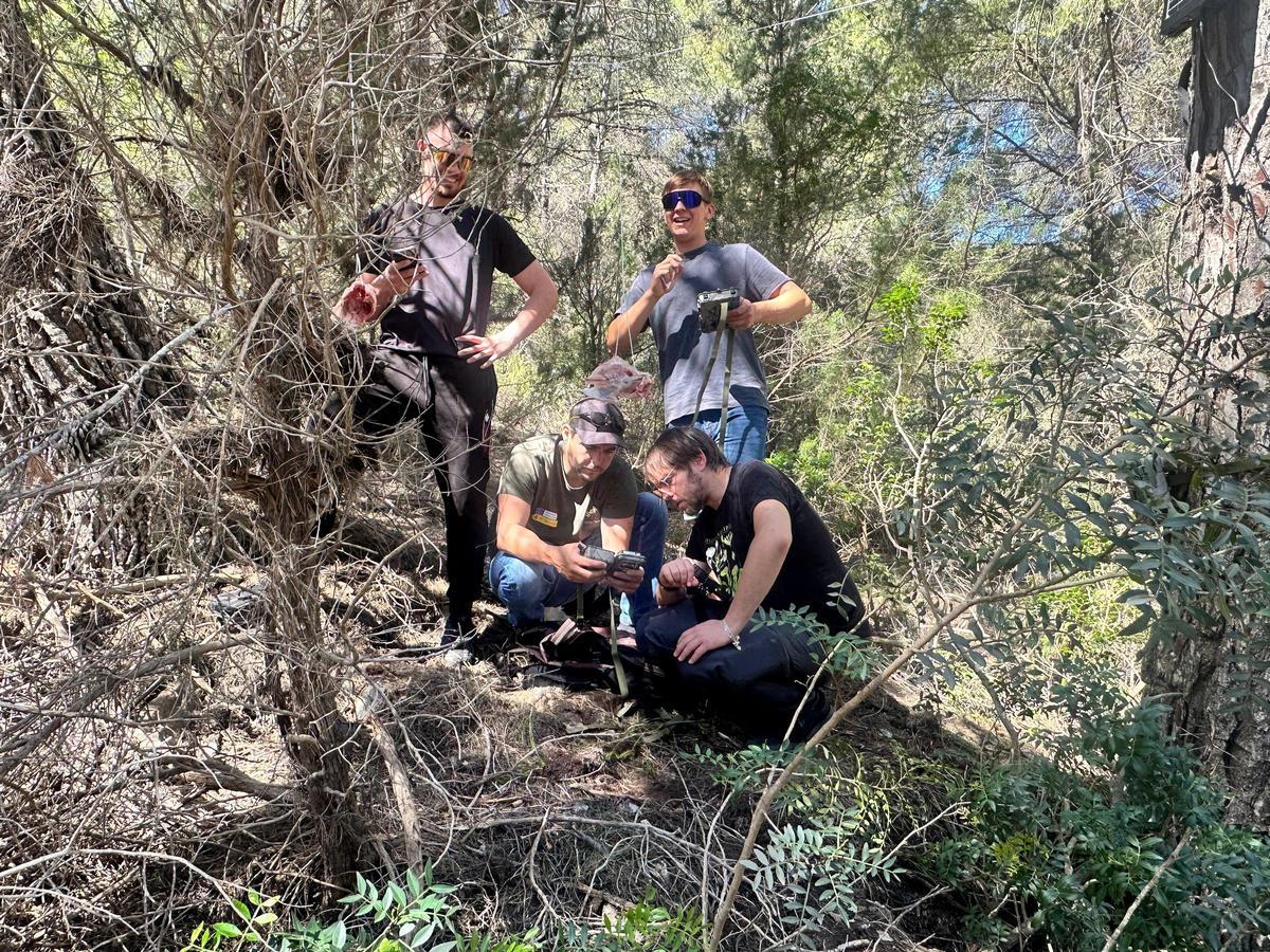 Alumnos de Can Marines captan imágenes de una gineta en los bosques del norte de Ibiza