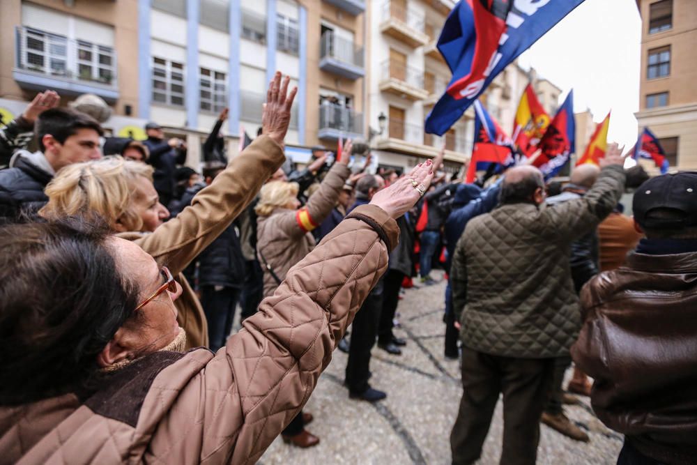 La Falange, en la manifestación en Callosa