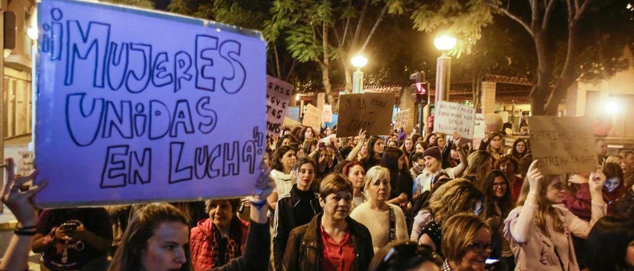 Manifestación del 8M, en 2020