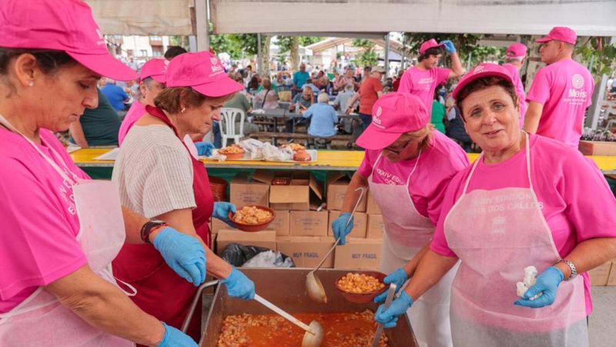 Las raciones de callos eran contundentes