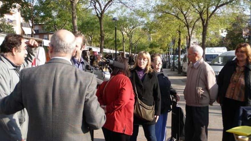 Un moment del càsting celebrat ahir al mercat de Can Gibert.