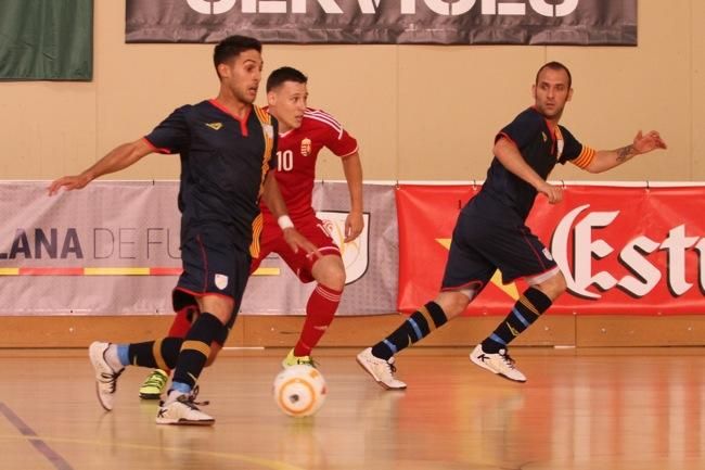 El Catalunya-Hongria de futbol sala al Pujolet