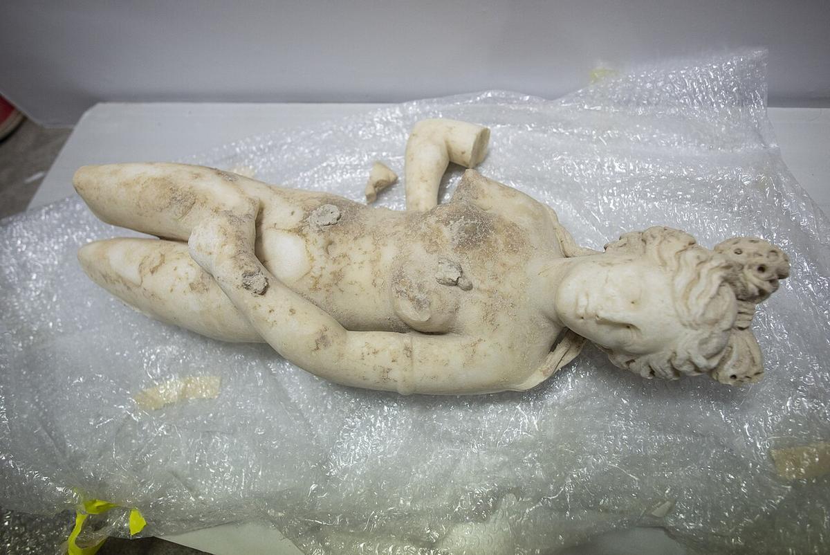 La Venus Púdica hallada en la Villa Romana de Salar