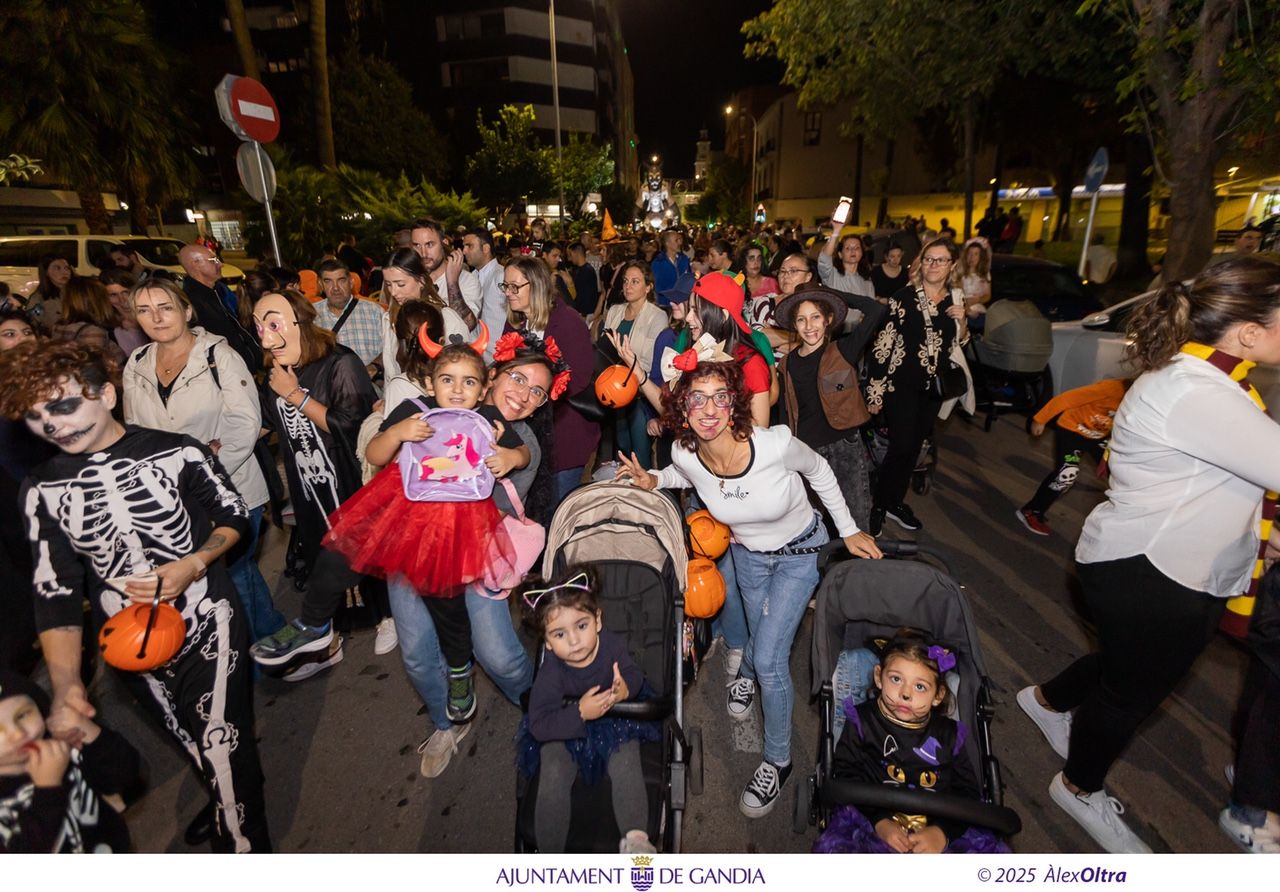 Halloween en el barrio de Corea de Gandia