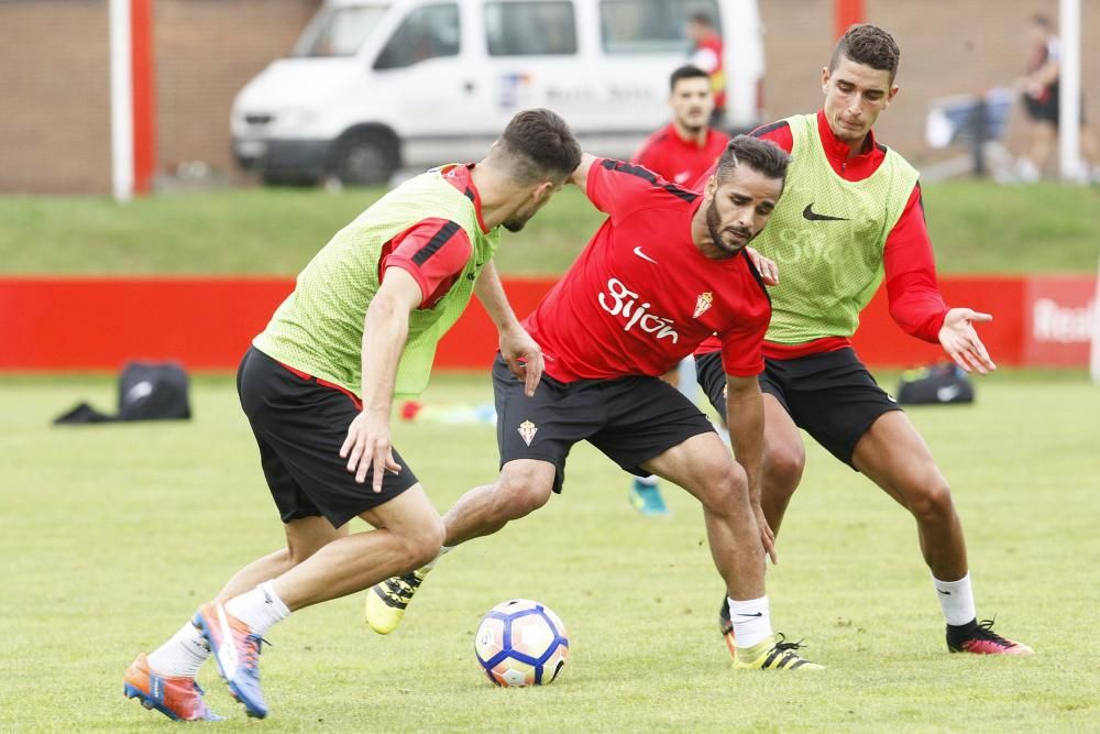 Entrenamiento del Sporting