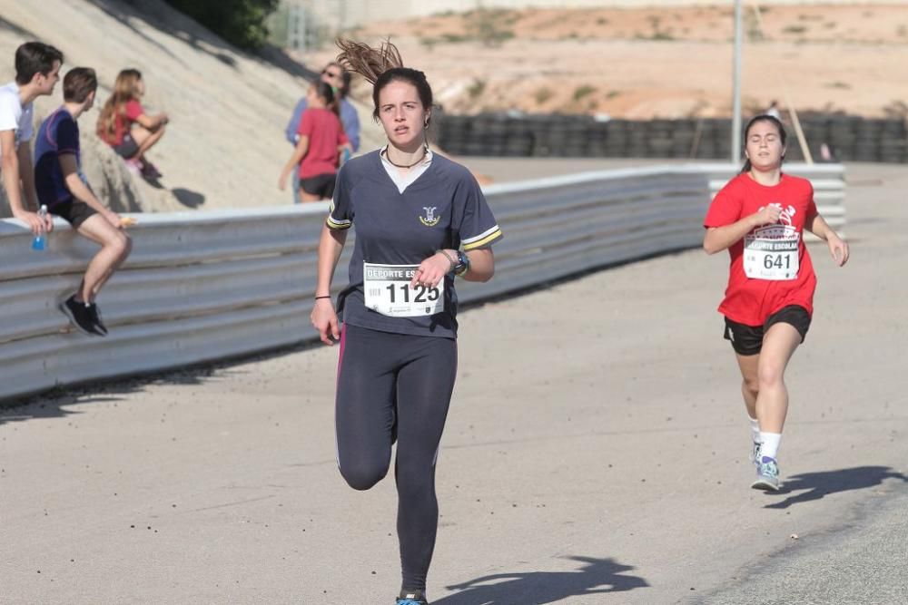 Cross Escolar Cartagena en el Circuito de Velocida