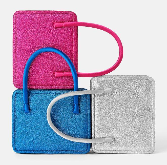Mini bolsos 'glitter' en varios colores