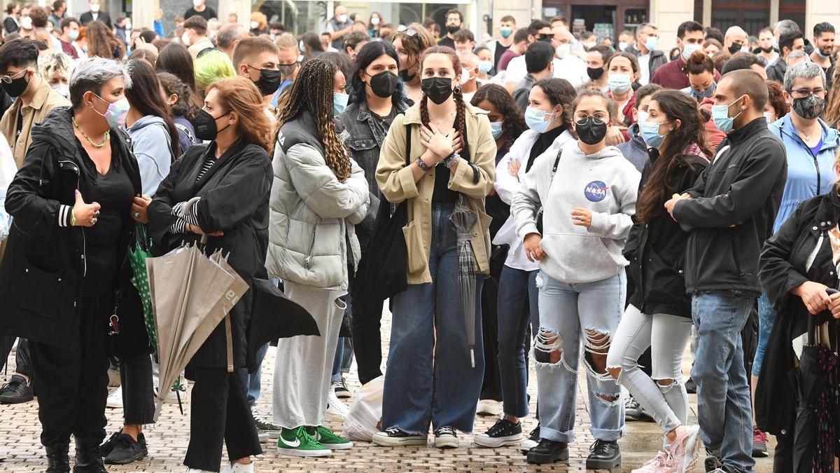 Concentración en A Coruña