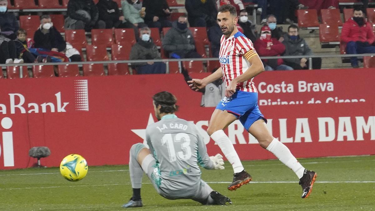 La victòria del Girona contra el Burgos a Montilivi en imatges