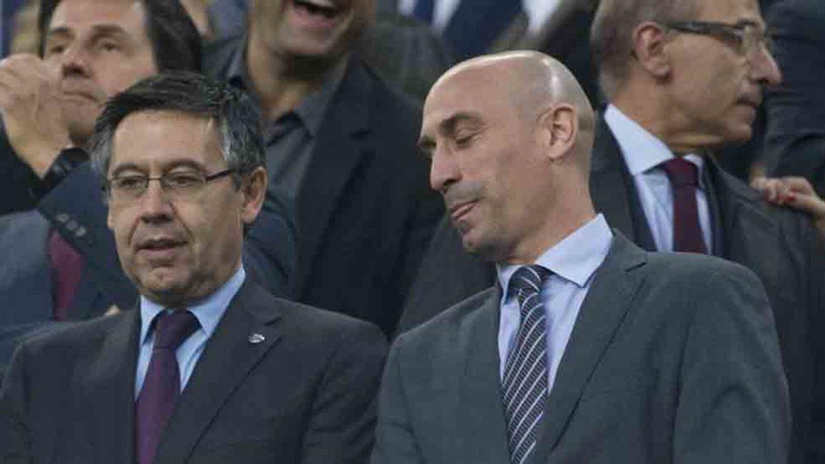 Rubiales acompañará a Bartomeu en Budapest