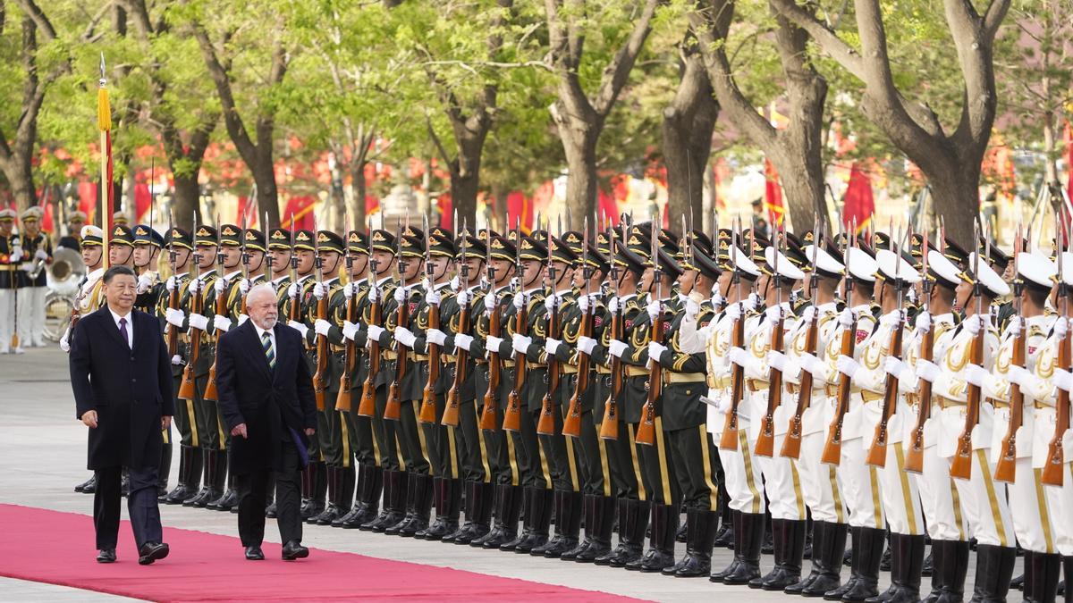 Lula da Silva, se reúne con el presidente chino, Xi Jinping